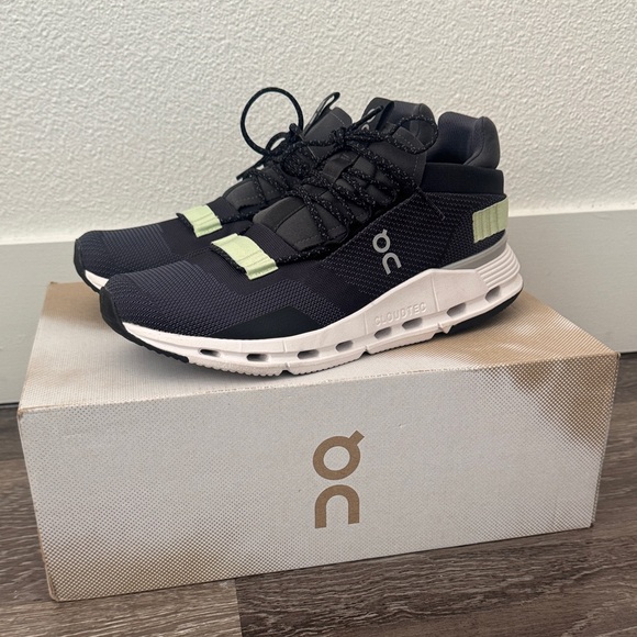 On Clouds Shoes - On Clouds Cloudnova Size 10 Running Shoes Walking Eclipse Meadow *Worn Once*